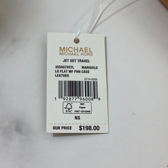 NWT Michael Kors Large Satchel & Large Phone Case Wallet Set - Picture 6 of 6